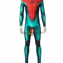Cosrea Cosplay Costumes Miles Morales PS5 Green Version Digital Printed Cosplay Costume