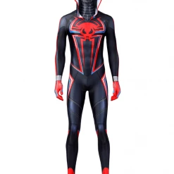 Cosrea Cosplay Costumes Miles Morales PS5 Hoodie Version Digital Printed Cosplay Costume