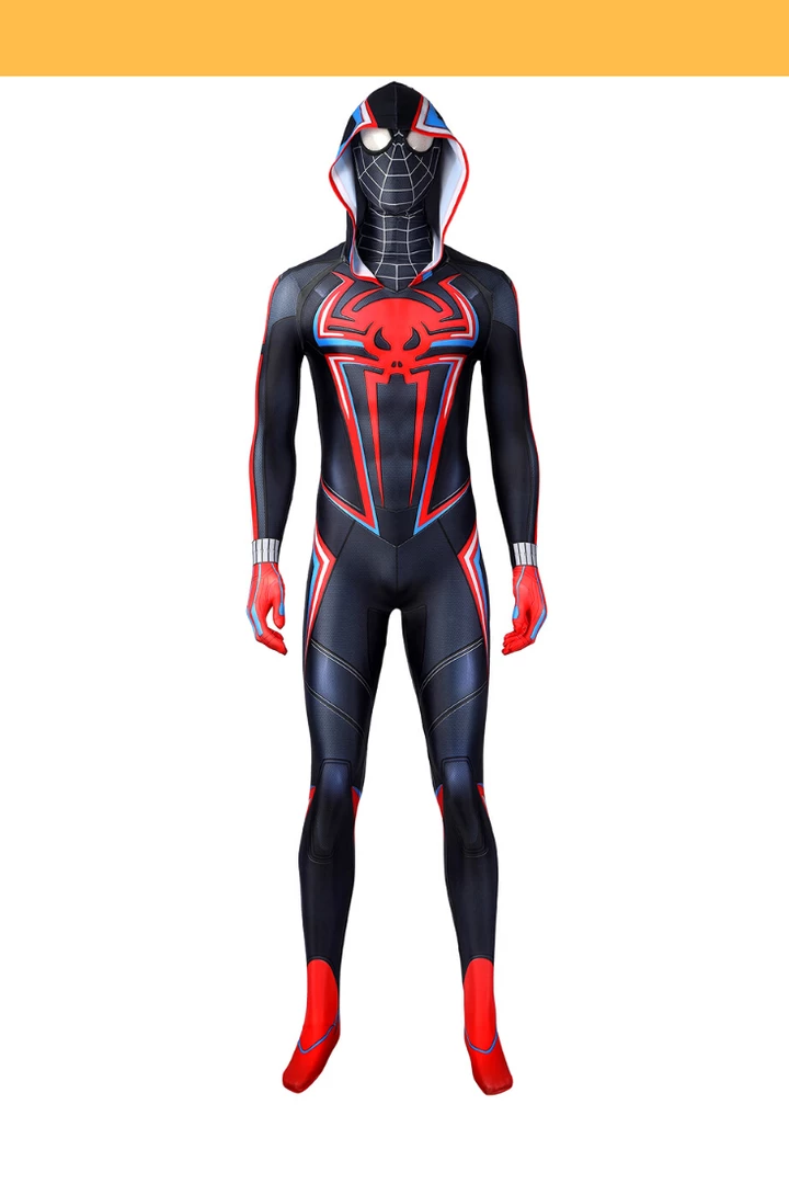 Cosrea Cosplay Costumes Miles Morales PS5 Hoodie Version Digital Printed Cosplay Costume 3 Cosrea Cosplay Costumes Miles Morales PS5 Hoodie Version Digital Printed Cosplay Costume
