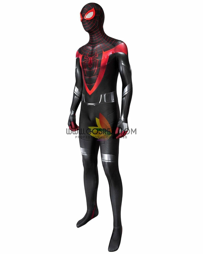 Cosrea Miles Morales PS5 Original Version Digital Printed Cosplay Costume 5 Cosrea Miles Morales PS5 Original Version Digital Printed Cosplay Costume