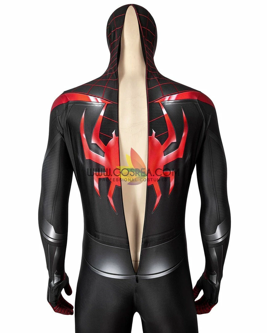 Cosrea Miles Morales PS5 Original Version Digital Printed Cosplay Costume 14 Cosrea Miles Morales PS5 Original Version Digital Printed Cosplay Costume
