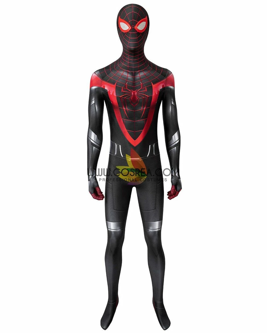 Cosrea Miles Morales PS5 Original Version Digital Printed Cosplay Costume 4 Cosrea Miles Morales PS5 Original Version Digital Printed Cosplay Costume