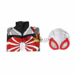 Cosrea Cosplay Costumes Miles Morales PS5 White Version Digital Printed Cosplay Costume