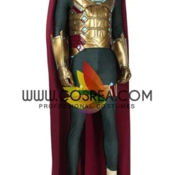 Cosrea Cosplay Costumes Mysterio Metallic Gold Spiderman Far From Home PU Leather Cosplay Costume 25 Cosrea Cosplay Costumes Mysterio Metallic Gold Spiderman Far From Home PU Leather Cosplay Costume