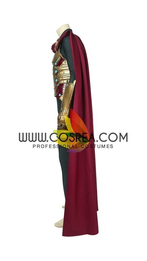 Cosrea Cosplay Costumes Mysterio Metallic Gold Spiderman Far From Home PU Leather Cosplay Costume 6 Cosrea Cosplay Costumes Mysterio Metallic Gold Spiderman Far From Home PU Leather Cosplay Costume