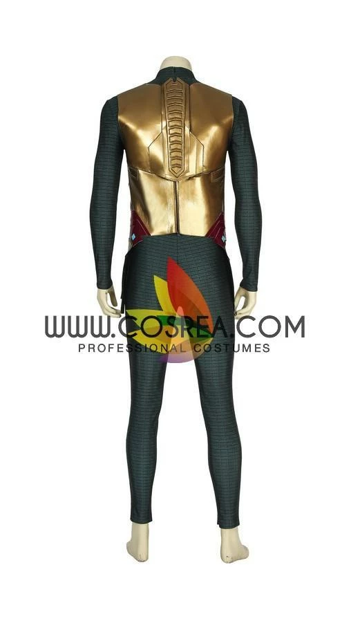 Cosrea Cosplay Costumes Mysterio Metallic Gold Spiderman Far From Home PU Leather Cosplay Costume 10 Cosrea Cosplay Costumes Mysterio Metallic Gold Spiderman Far From Home PU Leather Cosplay Costume