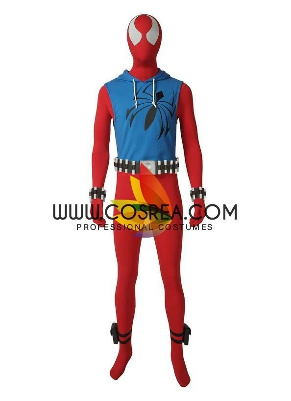 Cosrea Scarlet Spider Ben Reilly Cosplay Costume 4 Cosrea Scarlet Spider Ben Reilly Cosplay Costume