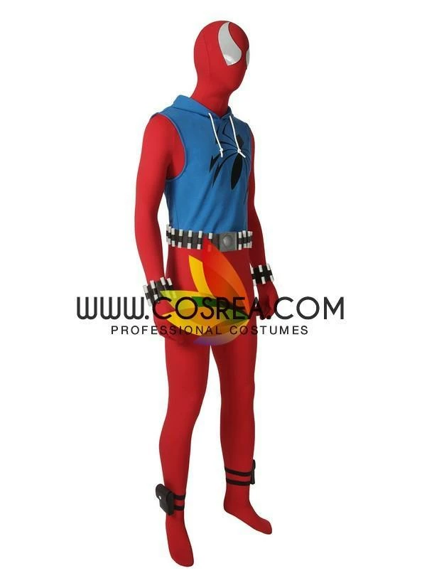 Cosrea Scarlet Spider Ben Reilly Cosplay Costume 5 Cosrea Scarlet Spider Ben Reilly Cosplay Costume