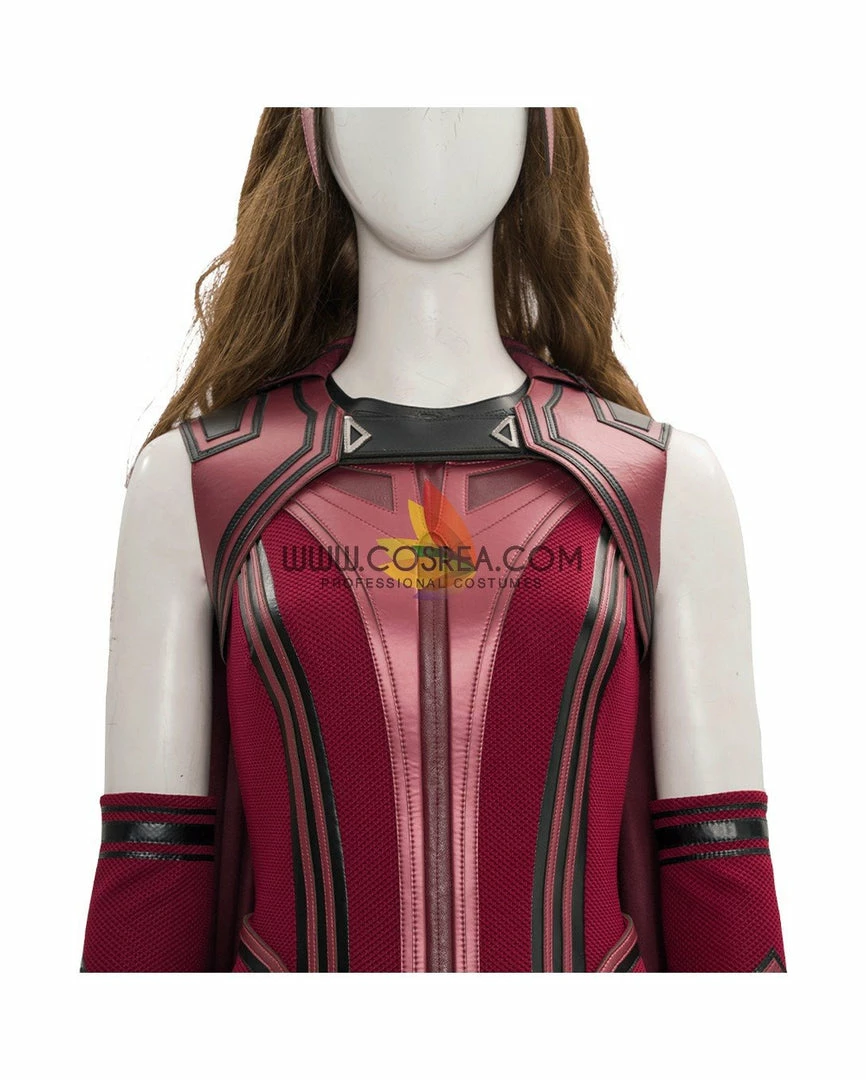 Cosrea Scarlet Witch Finale Version In Bright Red Wanda And Vision TV Series Cosplay Costume Marvel Universe 8 Cosrea Scarlet Witch Finale Version In Bright Red Wanda And Vision TV Series Cosplay Costume Marvel Universe