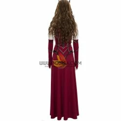 Cosrea Scarlet Witch Finale Version In Bright Red Wanda And Vision TV Series Cosplay Costume Marvel Universe 22 Cosrea Scarlet Witch Finale Version In Bright Red Wanda And Vision TV Series Cosplay Costume Marvel Universe