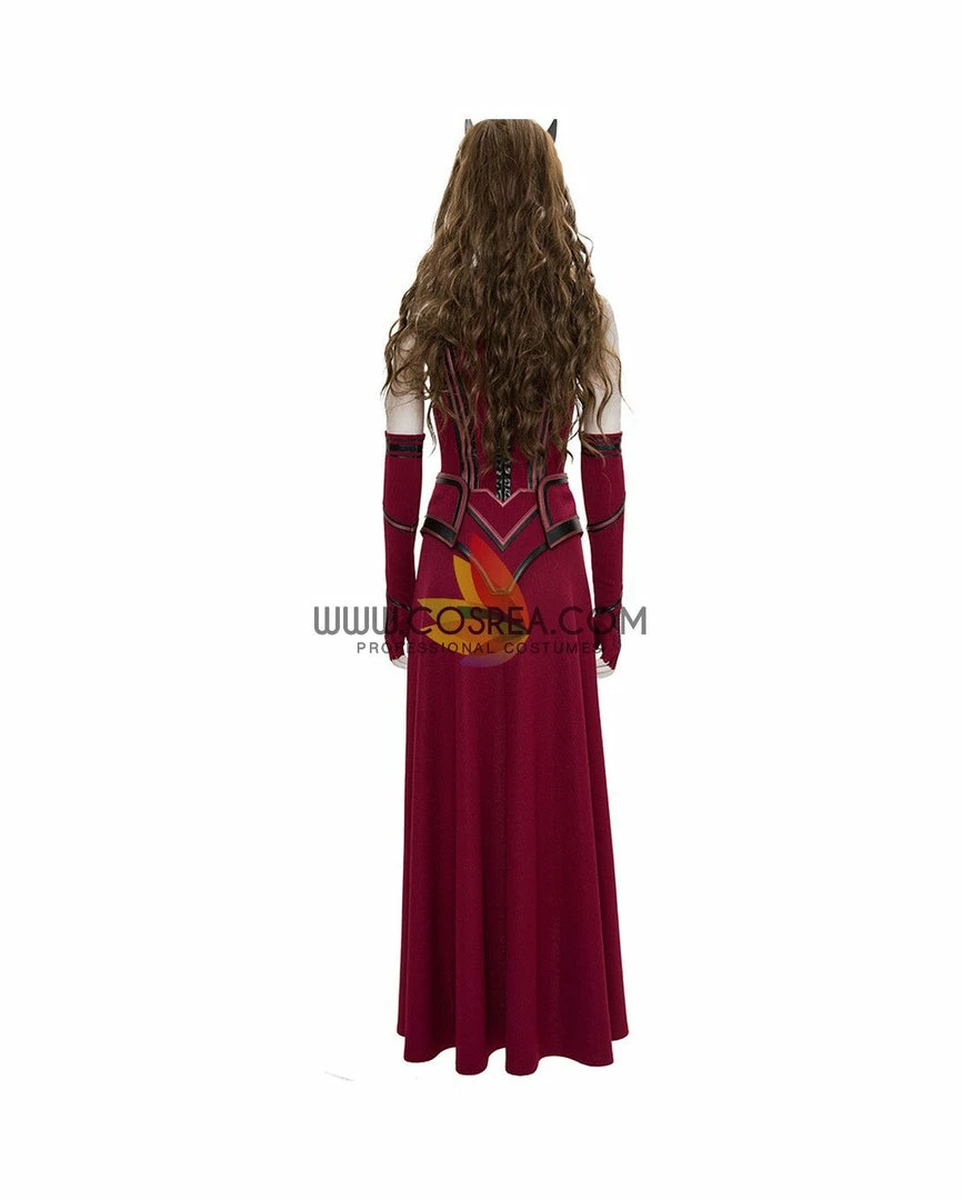 Cosrea Scarlet Witch Finale Version In Bright Red Wanda And Vision TV Series Cosplay Costume Marvel Universe 6 Cosrea Scarlet Witch Finale Version In Bright Red Wanda And Vision TV Series Cosplay Costume Marvel Universe