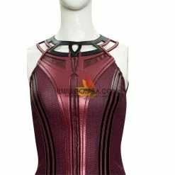 Cosrea Scarlet Witch Finale Version With Patterned Cape Wanda And Vision TV Series Cosplay Costume