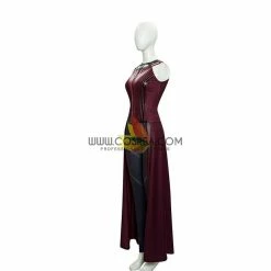 Cosrea Scarlet Witch Finale Version With Patterned Cape Wanda And Vision TV Series Cosplay Costume