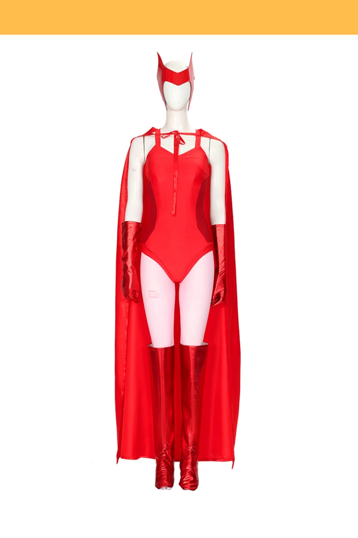 Cosrea Scarlet Witch Halloween Wanda And Vision TV Series Cosplay Costume 3 Cosrea Scarlet Witch Halloween Wanda And Vision TV Series Cosplay Costume