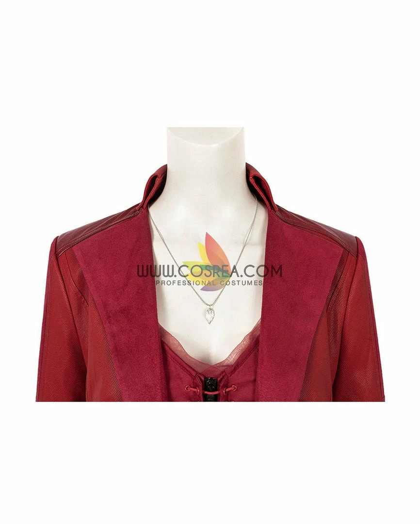 Cosrea Marvel Universe Scarlet Witch The Civil War Bright Red Cosplay Costume 8 Cosrea Marvel Universe Scarlet Witch The Civil War Bright Red Cosplay Costume