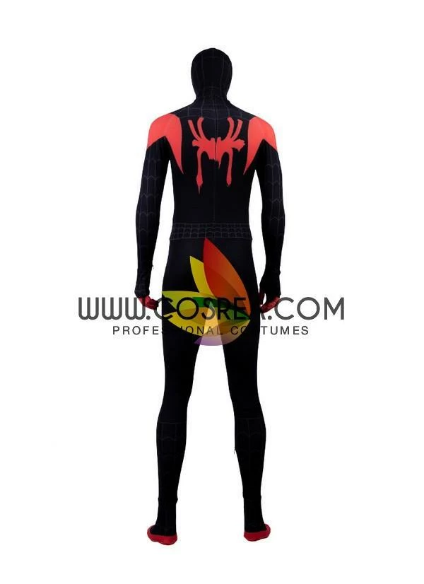 Cosrea Miles Morales Into The Spider-Verse Black Version Cosplay Costume 7 Cosrea Miles Morales Into The Spider-Verse Black Version Cosplay Costume