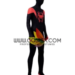 Cosrea Miles Morales Into The Spider-Verse Black Version Cosplay Costume 18 Cosrea Miles Morales Into The Spider-Verse Black Version Cosplay Costume