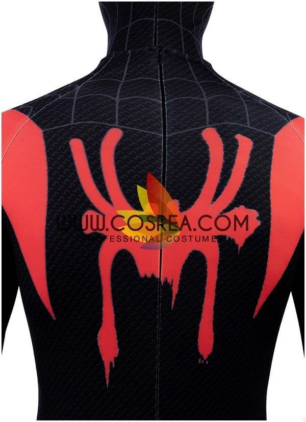 Cosrea Miles Morales Into The Spider-Verse Black Version Cosplay Costume 8 Cosrea Miles Morales Into The Spider-Verse Black Version Cosplay Costume