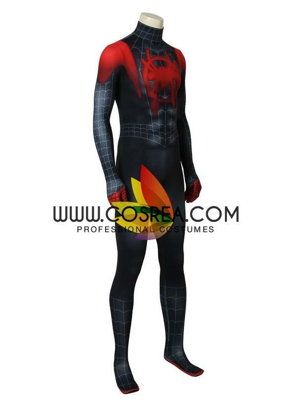 Cosrea Miles Morales Into The Spider-Verse Digital Printed Cosplay Costume 5 Cosrea Miles Morales Into The Spider-Verse Digital Printed Cosplay Costume