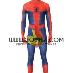 Cosrea Spiderman Peter Parker Into The Spider-Verse Cosplay Costume Marvel Universe