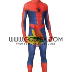 Cosrea Spiderman Peter Parker Into The Spider-Verse Cosplay Costume Marvel Universe 16 Cosrea Spiderman Peter Parker Into The Spider-Verse Cosplay Costume Marvel Universe