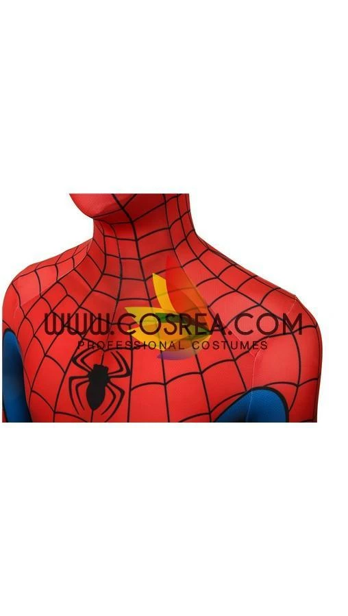Cosrea Spiderman Classic Digital Printed Cosplay Costume Marvel Universe 12 Cosrea Spiderman Classic Digital Printed Cosplay Costume Marvel Universe