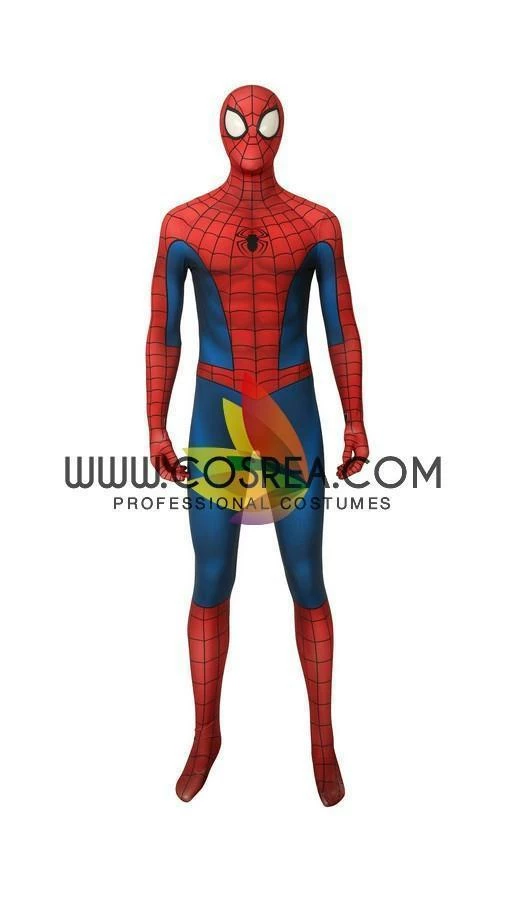 Cosrea Spiderman Classic Digital Printed Cosplay Costume Marvel Universe 4 Cosrea Spiderman Classic Digital Printed Cosplay Costume Marvel Universe