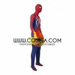 Cosrea Spiderman PS4 Classic Blue Cosplay Costume Marvel Universe