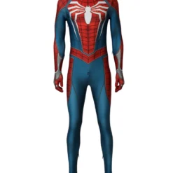 Cosrea Marvel Universe Spiderman PS4 Metallic Blue Cosplay Costume