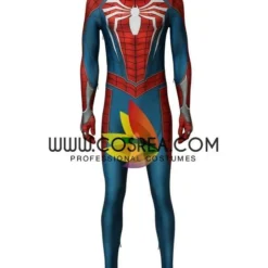 Cosrea Marvel Universe Spiderman PS4 Metallic Blue Cosplay Costume 18 Cosrea Marvel Universe Spiderman PS4 Metallic Blue Cosplay Costume