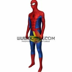 Cosrea Spiderman PS4 Game Classic Version Digital Printed Cosplay Costume 15 Cosrea Spiderman PS4 Game Classic Version Digital Printed Cosplay Costume