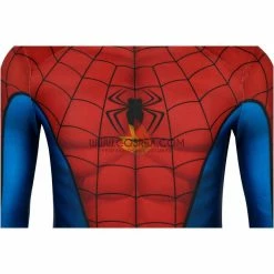 Cosrea Spiderman PS4 Game Classic Version Kids Size Digital Printed Cosplay Costume 21 Cosrea Spiderman PS4 Game Classic Version Kids Size Digital Printed Cosplay Costume
