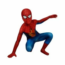 Cosrea Spiderman PS4 Game Classic Version Kids Size Digital Printed Cosplay Costume 19 Cosrea Spiderman PS4 Game Classic Version Kids Size Digital Printed Cosplay Costume