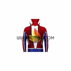 Cosrea Spiderman PS4 Game Punk Suit Kids Size Digital Printed Cosplay Costume Marvel Universe