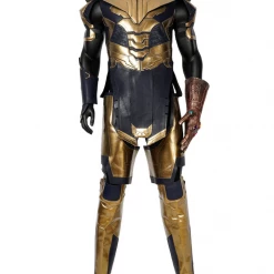 Cosrea Thanos Infinity War Metallic PU Leather Cosplay Costume