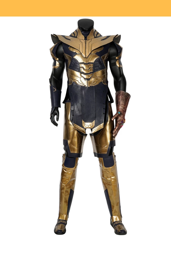 Cosrea Thanos Infinity War Metallic PU Leather Cosplay Costume 3 Cosrea Thanos Infinity War Metallic PU Leather Cosplay Costume