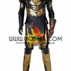 Cosrea Thanos Infinity War Metallic PU Leather Cosplay Costume