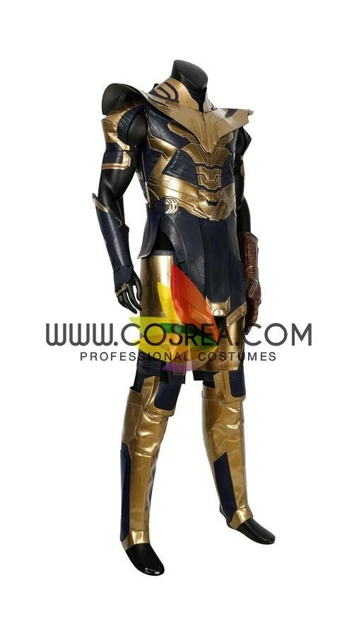 Cosrea Thanos Infinity War Metallic PU Leather Cosplay Costume 6 Cosrea Thanos Infinity War Metallic PU Leather Cosplay Costume