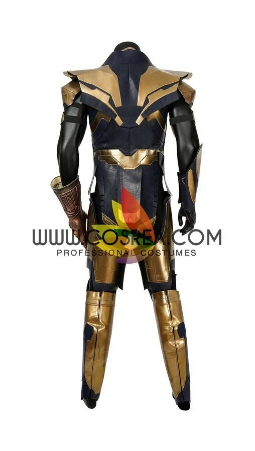 Cosrea Thanos Infinity War Metallic PU Leather Cosplay Costume 8 Cosrea Thanos Infinity War Metallic PU Leather Cosplay Costume