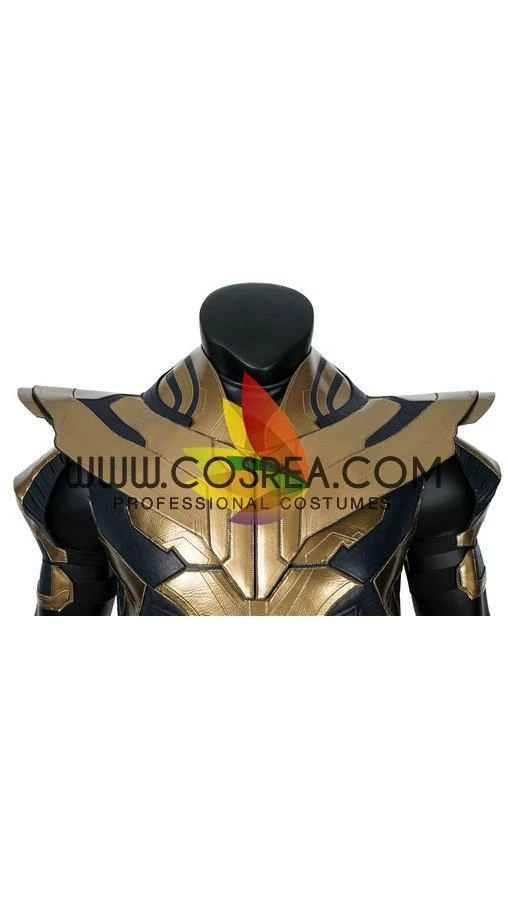 Cosrea Thanos Infinity War Metallic PU Leather Cosplay Costume 9 Cosrea Thanos Infinity War Metallic PU Leather Cosplay Costume