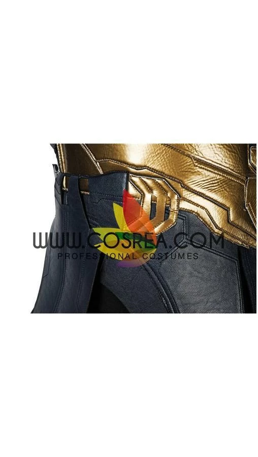 Cosrea Thanos Infinity War Metallic PU Leather Cosplay Costume 10 Cosrea Thanos Infinity War Metallic PU Leather Cosplay Costume