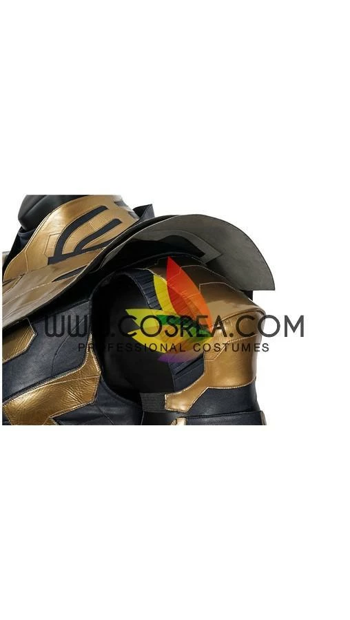 Cosrea Thanos Infinity War Metallic PU Leather Cosplay Costume 11 Cosrea Thanos Infinity War Metallic PU Leather Cosplay Costume