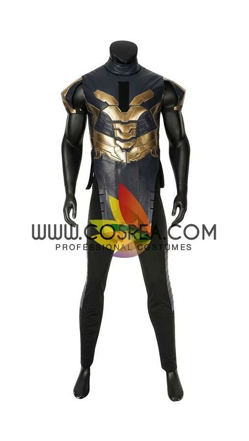 Cosrea Thanos Infinity War Metallic PU Leather Cosplay Costume 12 Cosrea Thanos Infinity War Metallic PU Leather Cosplay Costume