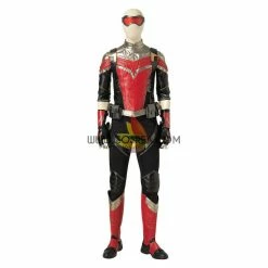 Cosrea The Falcon And Winter Soldier TV Series Black And Red Full PU Leather Version Cosplay Costume Marvel Universe