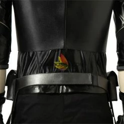 Cosrea The Falcon And Winter Soldier TV Series Black And Red Full PU Leather Version Cosplay Costume Marvel Universe