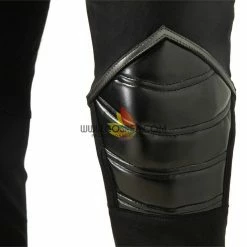 Cosrea The Falcon And Winter Soldier TV Series Black And Red Full PU Leather Version Cosplay Costume Marvel Universe