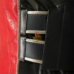 Cosrea The Falcon And Winter Soldier TV Series Black And Red Full PU Leather Version Cosplay Costume Marvel Universe