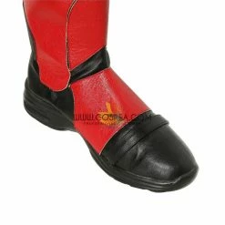 Cosrea The Falcon And Winter Soldier TV Series Black And Red Full PU Leather Version Cosplay Costume Marvel Universe