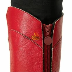 Cosrea The Falcon And Winter Soldier TV Series Black And Red Full PU Leather Version Cosplay Costume Marvel Universe