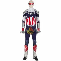 Cosrea The Falcon And Winter Soldier TV Series Uniform Fabric Version Cosplay Costume 24 Cosrea The Falcon And Winter Soldier TV Series Uniform Fabric Version Cosplay Costume